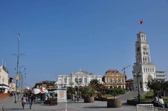 A praça central de Iquique - Chile